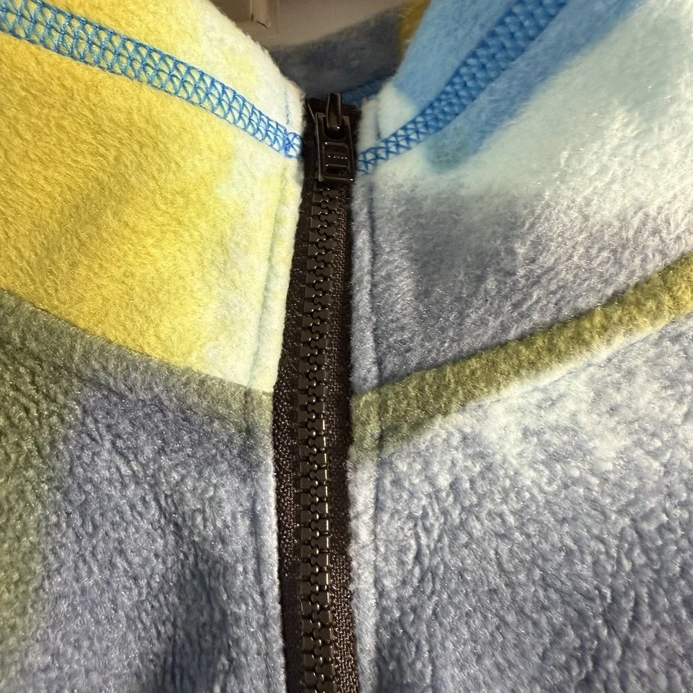 Adidas‎ Colorful Fleece 1/4 Zip Pullover Fuzzy Sweatshirt Youth Size XL (18/20)